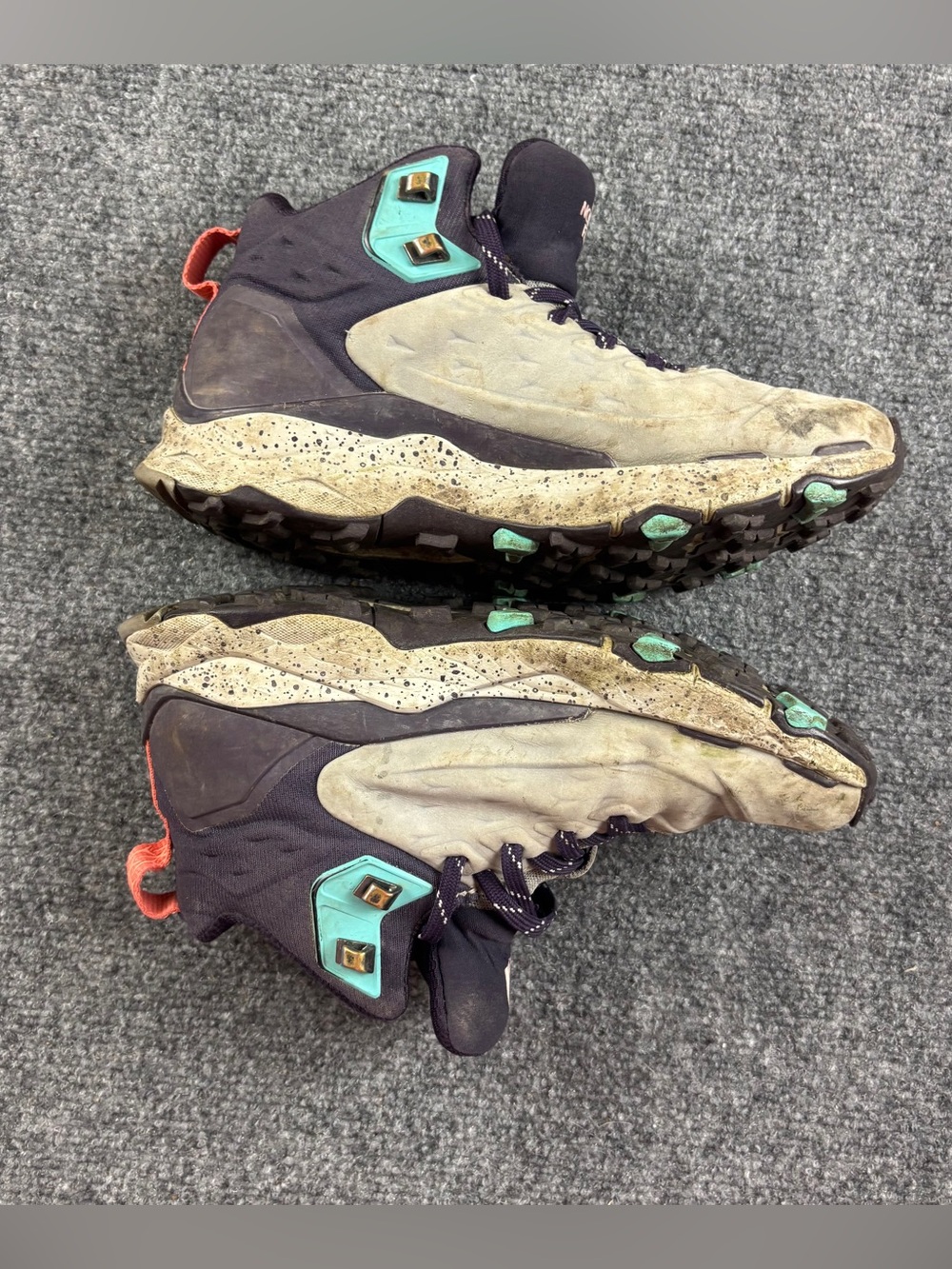 THE NORTH FACE Women Vectiv Exploris Mid Futurlight Hiking Boots Grey/Purple 7.5 - Picture 3 of 10
